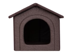 Лежак-конура Hobbydog Inari Dark Brown, 70x60 см цена и информация | Лежаки, домики | hansapost.ee