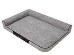Hobbydog лежак Best Grey XL, 100x66x18 см