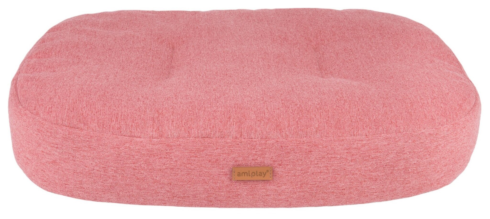 Amiplay ovaalne madrats Montana Pink M, 61x52x9 cm hind ja info | Pesad, asemed | hansapost.ee