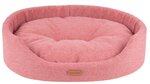 Amiplay овальный лежак Montana Pink L, 58x50x15 см