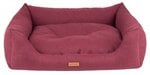 Amiplay лежак диван Montana Burgundy L, 78x64x19 см
