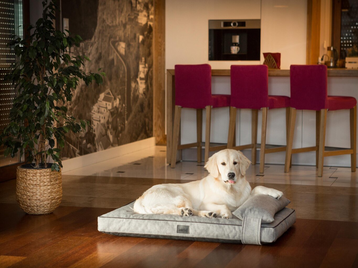 Koera madrats Hobbydog Move Light Grey, XL, 118x78 cm hind ja info | Pesad, asemed | hansapost.ee