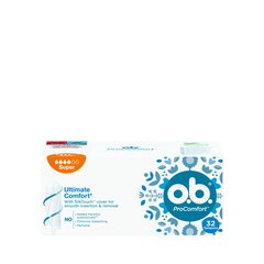 Tampoonid O.B. Pro Comfort Super 32 tk. hind ja info | Tampoonid, hügieenisidemed ja menstruaalanumad | hansapost.ee