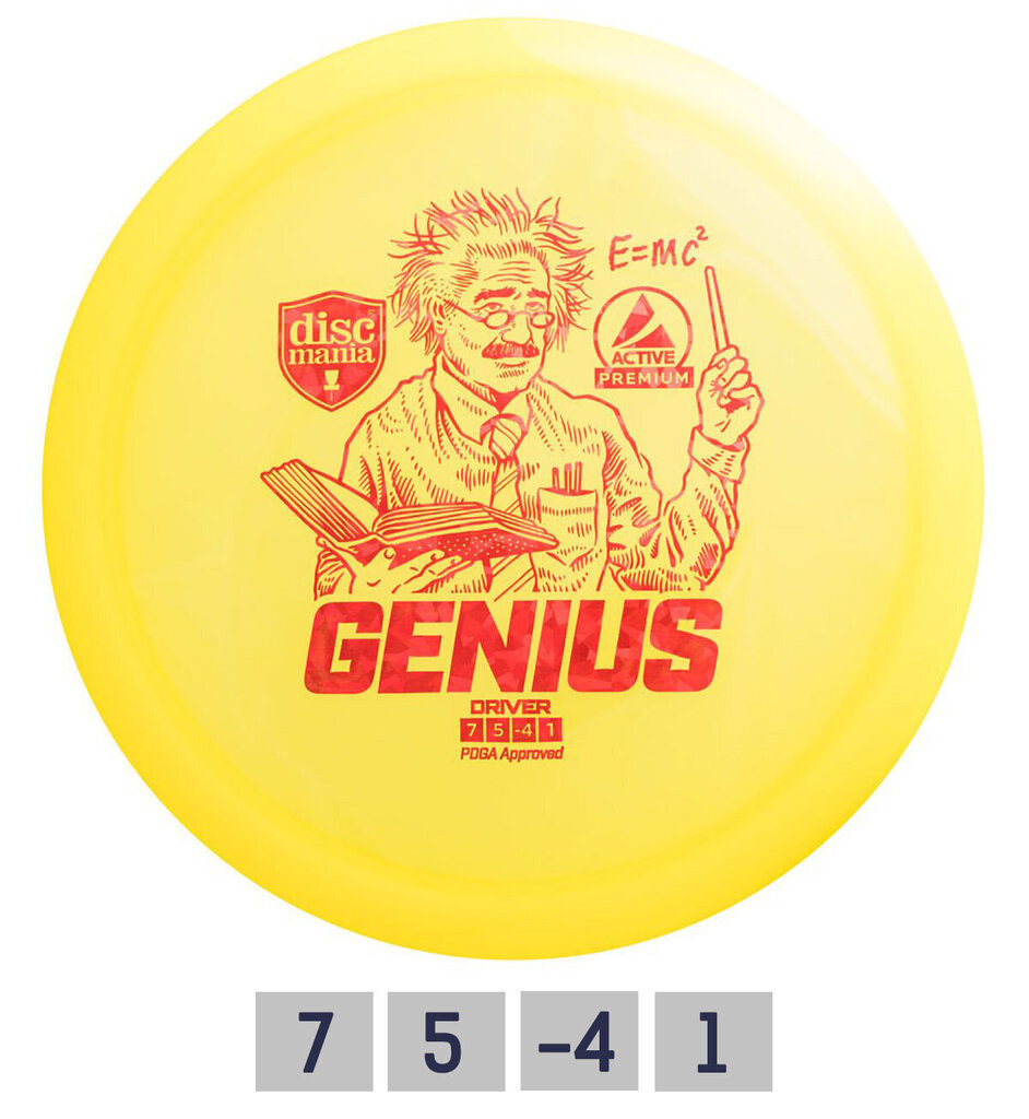 Ketas Fairway Driver PREMIUM GENIUS 7/5/-4/1 цена и информация | Discgolf | hansapost.ee