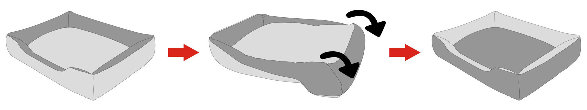 Hobbydog kahepoolne pesa Double Graphite/Black, XXXL, 125x98 cm hind ja info | Pesad, asemed | hansapost.ee