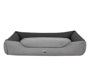 Hobbydog двусторонний лежак Double Light Grey/Graphite, XXXL, 125x98 см цена и информация | Лежаки, домики | hansapost.ee