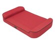 Hobbydog pesa Elegant Red, XL, 100x64 cm цена и информация | Pesad, asemed | hansapost.ee