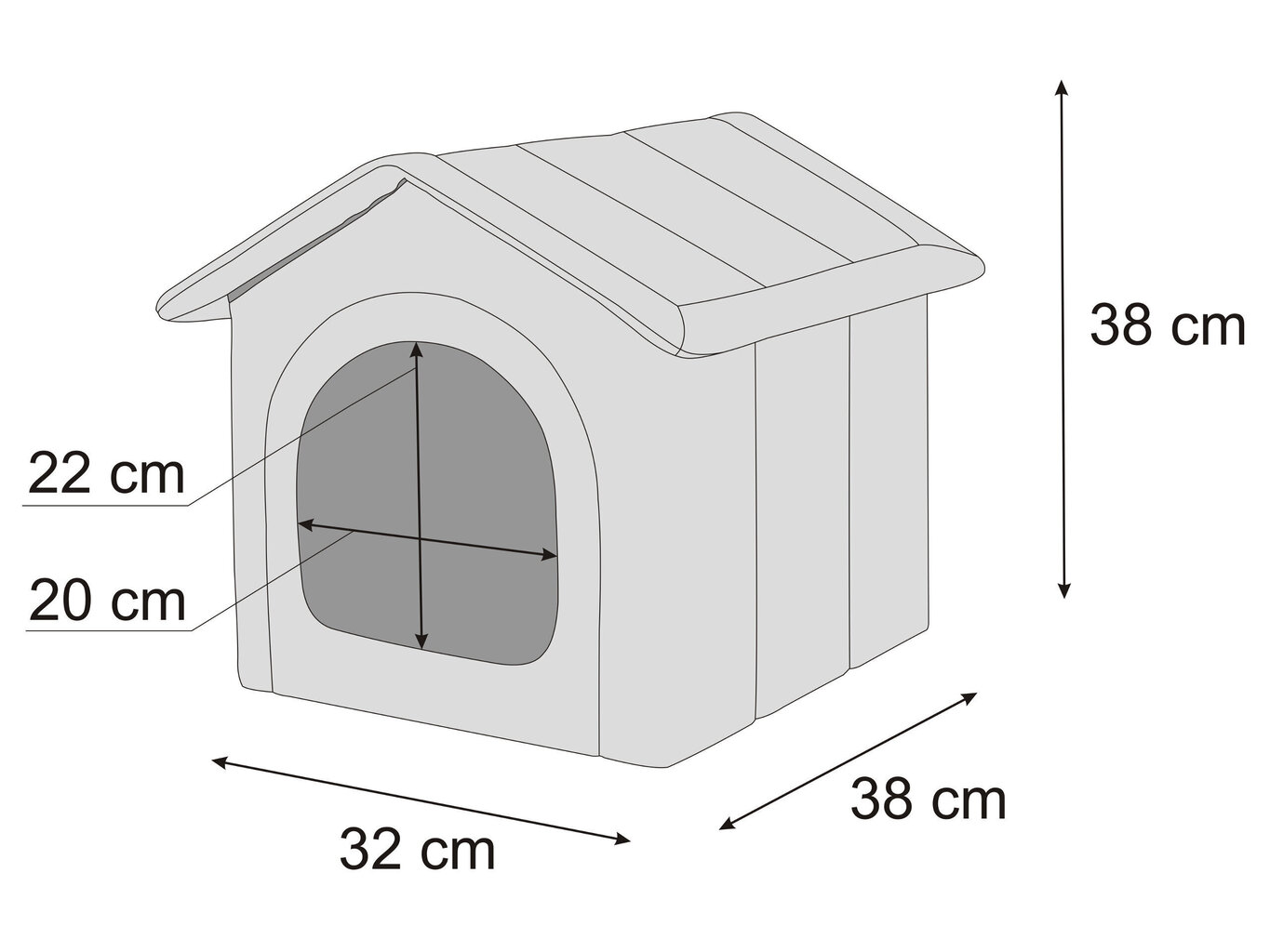 Hobbydog pesa Ash Ecolen R1, 32x38 cm цена и информация | Pesad, asemed | hansapost.ee