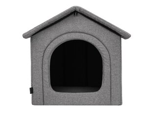 Hobbydog будка Graphite Ecolen R1, 32x38 см цена и информация | Лежаки, домики | hansapost.ee