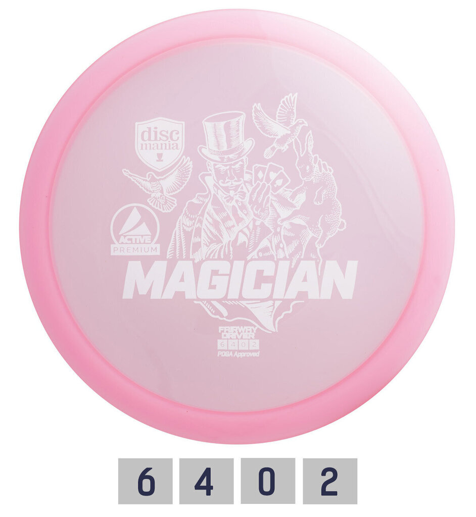 Ketas Fairway Driver PREMIUM MAGICIAN 6/4/0/2 hind ja info | Discgolf | hansapost.ee