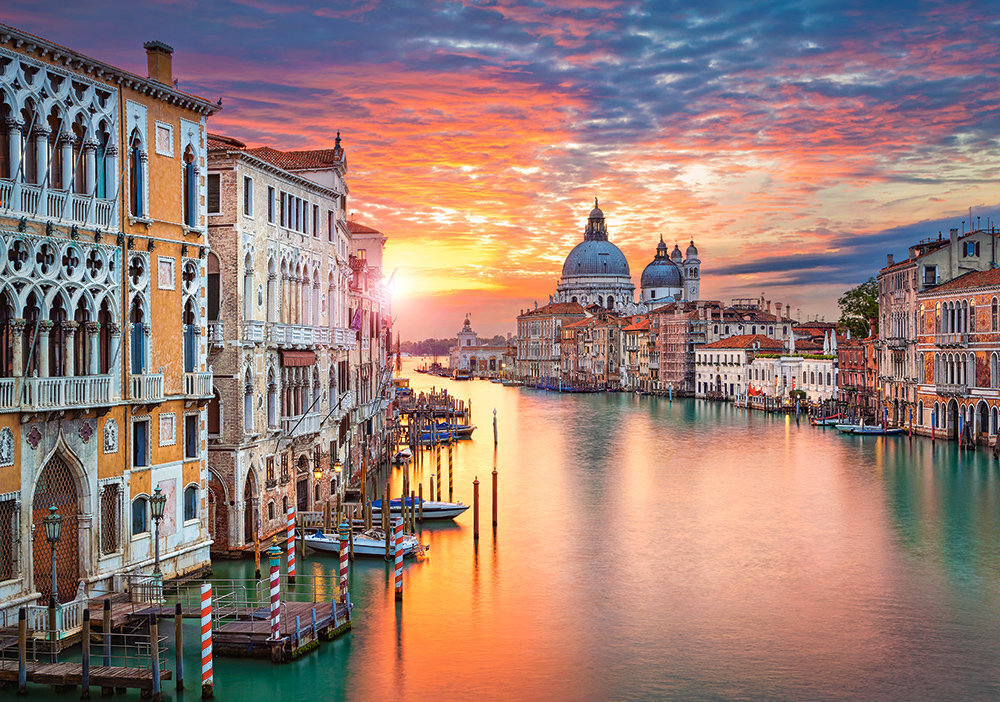 Pusle Castorland Venice At Sunset, 500 osaline цена и информация | Pusled lastele ja täiskasvanutele | hansapost.ee