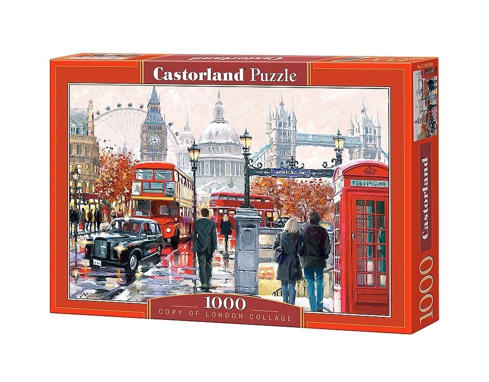 Pusle Puzzle Castorland London collage, 1000 tk hind ja info | Pusled lastele ja täiskasvanutele | hansapost.ee