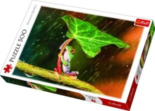 Пазл TREFL Зеленый зонтик, 500 деталей цена и информация | Пазлы | hansapost.ee
