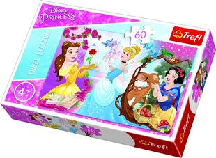 Пазл "Disney Princesės" Trefl, 60ч. цена и информация | Пазлы | hansapost.ee