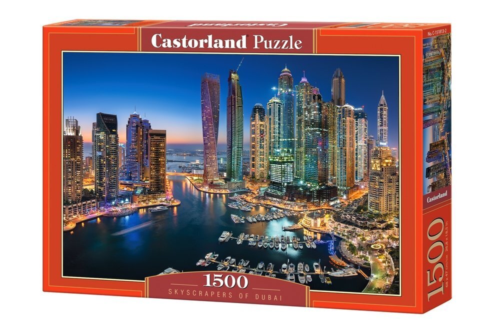 Pusle Skyscrapers of Dubai Castorland, 1500 osaline hind ja info | Pusled lastele ja täiskasvanutele | hansapost.ee