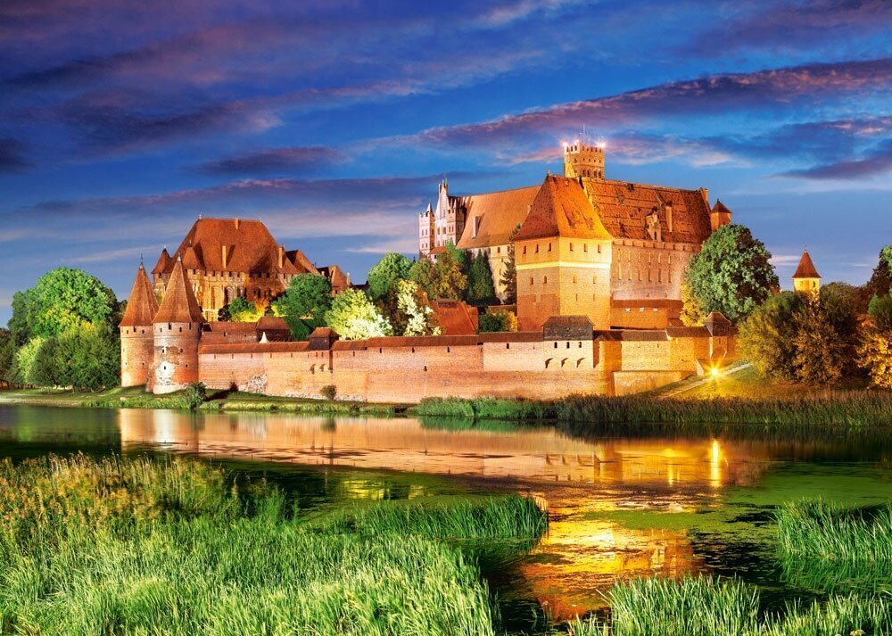 Pusle Castorland Malbork Castle, Poland, 1000 tk hind ja info | Pusled lastele ja täiskasvanutele | hansapost.ee
