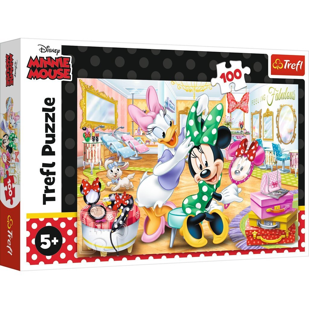 Pusle Trefl Puzzle „Minnie ilusalong“, 100 tk. hind ja info | Pusled lastele ja täiskasvanutele | hansapost.ee