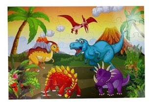 Pusle "Dinosauruste maailm", 48 o. hind ja info | Pusled lastele ja täiskasvanutele | hansapost.ee
