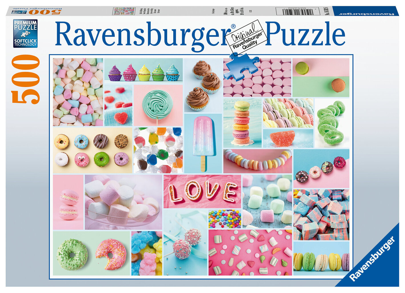 Pusle Ravensburger Hõrgutised, 500 o., 16592 цена и информация | Pusled lastele ja täiskasvanutele | hansapost.ee