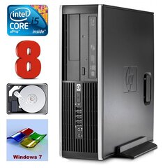 HP 8100 Elite SFF i5-650 8GB 250GB DVD WIN7Pro [refurbished] цена и информация | Стационарные компьютеры | hansapost.ee