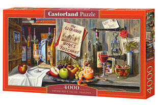 Pusle Castorland Puzzle Vintage Red & Italian Treasures, 4000 tükki hind ja info | Pusled lastele ja täiskasvanutele | hansapost.ee