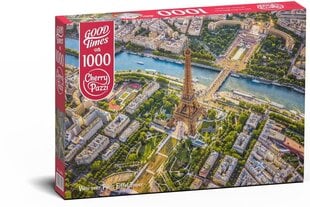Pusle CherryPazzi View over Paris Eiffel Tower, 1000-osaline hind ja info | Pusled lastele ja täiskasvanutele | hansapost.ee