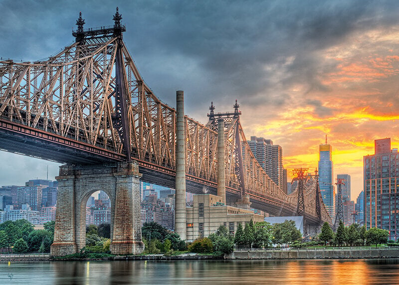 Pusle CherryPazzi Queensboro Bridge in New York, 1000-osaline цена и информация | Pusled lastele ja täiskasvanutele | hansapost.ee