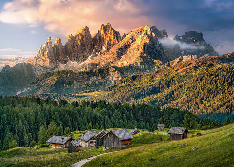 CherryPazzi pusle Mountain Scenery in the Dolomites 1000 o. hind ja info | Pusled lastele ja täiskasvanutele | hansapost.ee