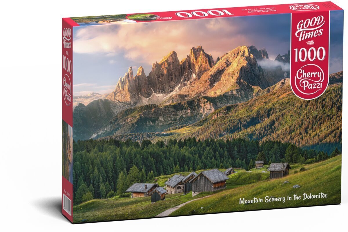 CherryPazzi pusle Mountain Scenery in the Dolomites 1000 o. цена и информация | Pusled lastele ja täiskasvanutele | hansapost.ee