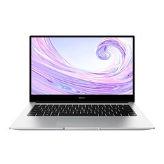 14“ Sülearvuti Huawei MateBook D14 10th i5/8GB/512GB/Intel UHD 620/Win10/Silver : 53012HWR цена и информация | Ноутбуки | hansapost.ee