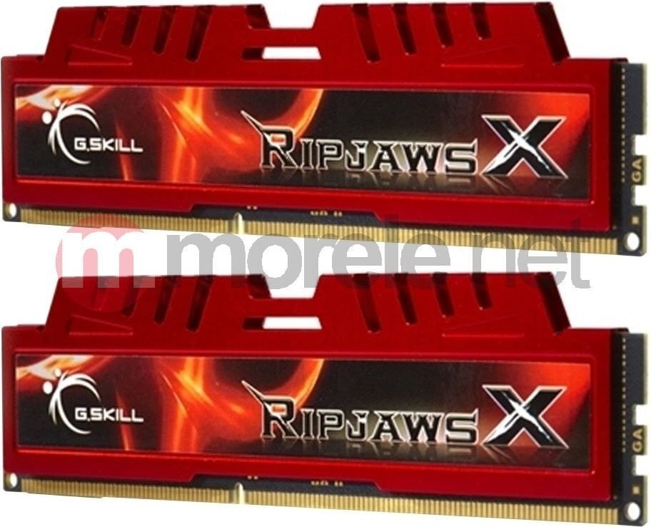 G.Skill RipjawsX DDR3 2x4GB 1600MHz CL9 XMP (F3-12800CL9D-8GBXL) hind ja info | Operatiivmälu | hansapost.ee