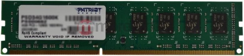 Patriot DDR3 4 GB 1600MHZ PATRIOT CL11 (PSD34G16002) hind ja info | Operatiivmälu | hansapost.ee