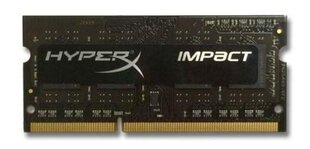 Kingston 4GB 1600MHz DDR3L CL9 SODIMM 1.35V HyperX Impact Black Series hind ja info | Kingston Arvutid ja IT- tehnika | hansapost.ee