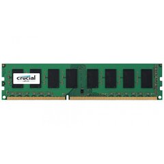 Crucial 4 GB 1600 MHz DDR3 CL11 CT51264BD160B hind ja info | Operatiivmälu | hansapost.ee