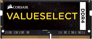 Corsair DDR4 SODIMM 4 ГБ 2133 МГц CL15 (CMSO4GX4M1A2133C15) цена и информация | Объём памяти (RAM) | hansapost.ee