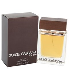 Dolce & Gabbana The One EDT meestele 50 ml hind ja info | Parfüümid meestele | hansapost.ee