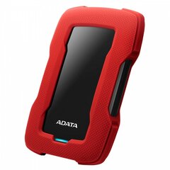 ADATA HD330 1000 GB, 2.5 ", USB 3.1, Red цена и информация | Жёсткие диски (SSD, HDD) | hansapost.ee