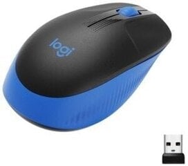 Juhtmevaba hiir Logitech M190 910-005907, sinine hind ja info | Arvutihiired | hansapost.ee