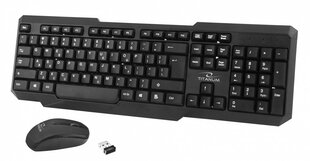 Беспроводная клавиатура с мышью Titanum TK108 ENG цена и информация | Клавиатура с игровой мышью 3GO COMBODRILEW2 USB ES | hansapost.ee