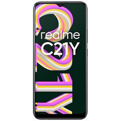 Realme C21Y, 64GB, Dual SIM, Black цена и информация | Мобильные телефоны | hansapost.ee