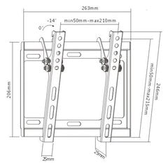 TV kinnitus SOFTLINE LP34-22T цена и информация | Кронштейны и крепления для телевизоров | hansapost.ee