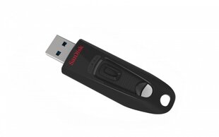Mälupulk SanDisk Ultra 128GB USB 3.0, must (SDCZ48-128G-U46) hind ja info | Mälupulgad | hansapost.ee