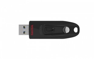 Mälupulk SanDisk Ultra 128GB USB 3.0, must (SDCZ48-128G-U46) hind ja info | Mälupulgad | hansapost.ee
