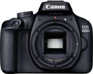 Canon EOS 4000D Body, must hind ja info | Fotoaparaadid | hansapost.ee