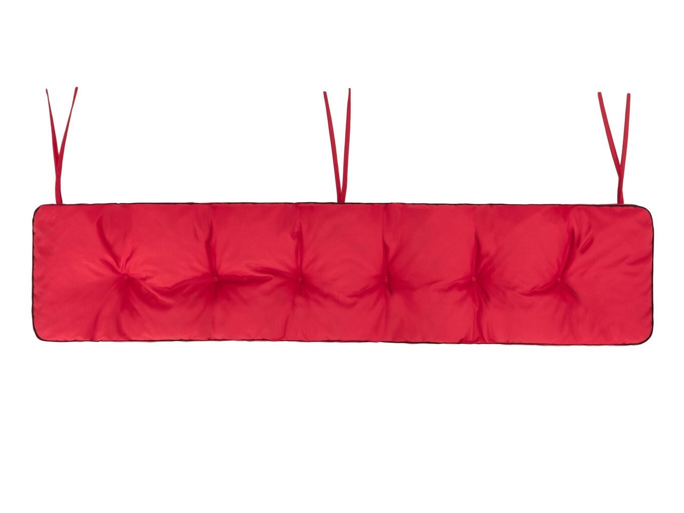 Padi pingile Etna Oxford 180x40 cm, punane hind ja info | Toolipadjad ja toolikatted | hansapost.ee