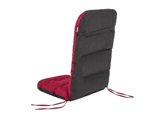 Подушка для стула Hobbygarden Basia 48см, красная/темно-серая цена и информация | Подушки, наволочки, чехлы | hansapost.ee