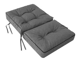 Подушка для стула Hobbygarden Venus 50см, серая цена и информация | Подушки, наволочки, чехлы | hansapost.ee