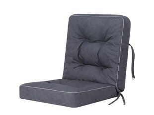 Подушка для стула Hobbygarden Venus 50см, темно-серая цена и информация | Подушки, наволочки, чехлы | hansapost.ee