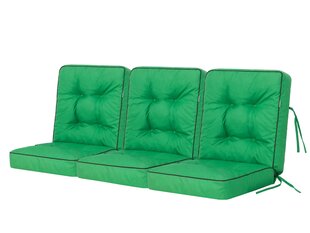 3 padja komplekt kiigele Hobbygarden Venus 150 cm, roheline hind ja info | Toolipadjad ja toolikatted | hansapost.ee