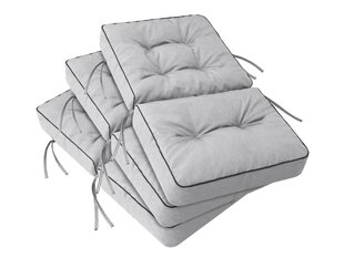 Набор из 3 подушек для качелей Hobbygarden Venus 180 см, светло-серый цена и информация | Подушки, наволочки, чехлы | hansapost.ee
